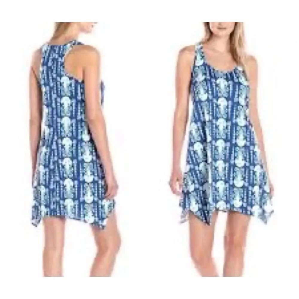 Lilly Pulitzer Melleβblue jellyfish print summer tank dress size XS